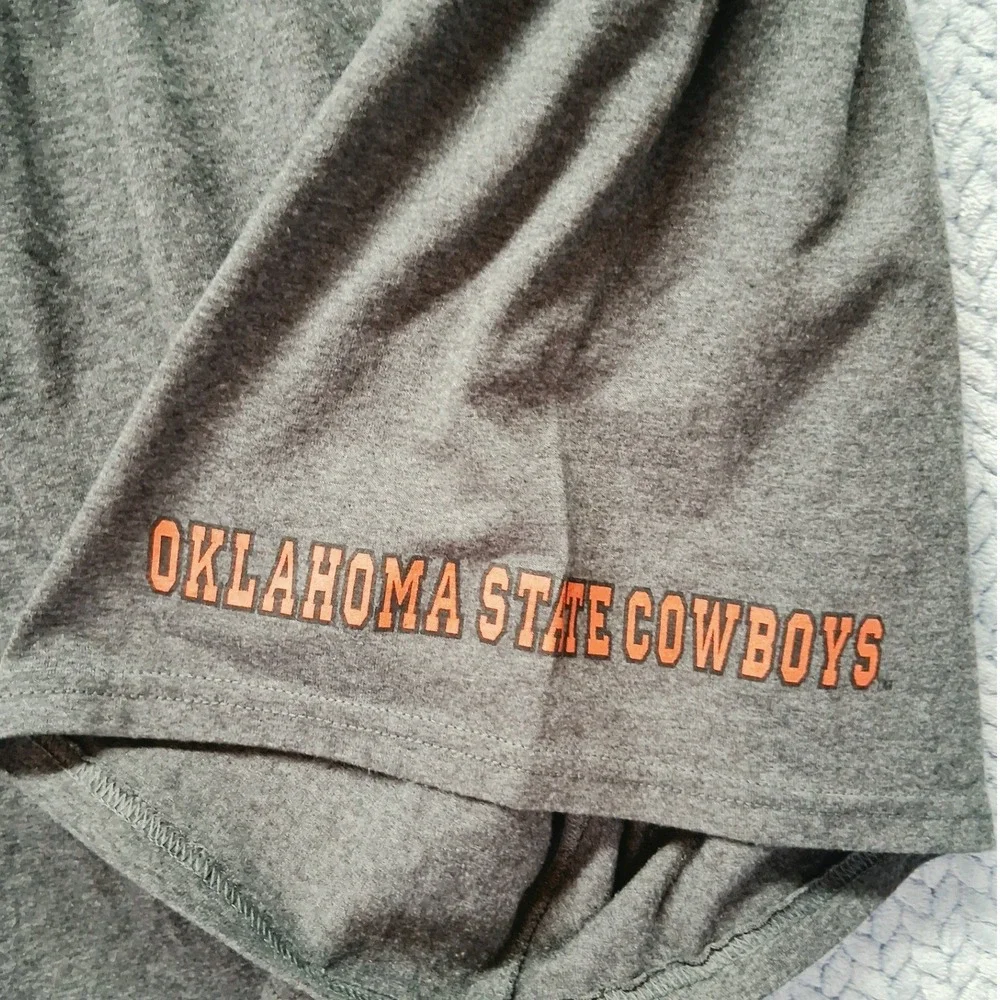 Russell Athletic Oklahoma State Cowboys Shorts Gray Mens Large NCAA Training